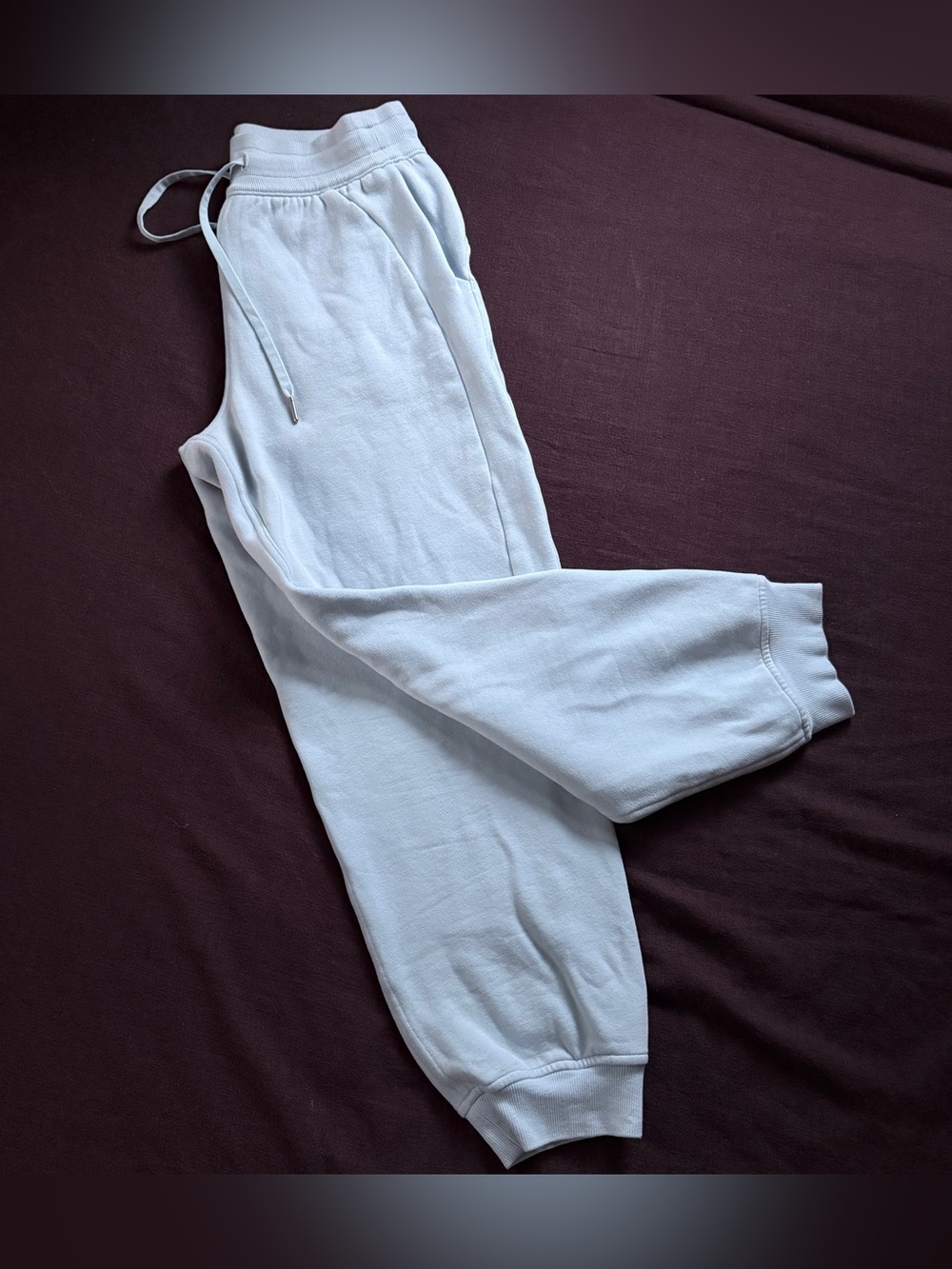 Lululemon Scuba High-Rise Relaxed Jogger Full Length Powder Blue Size 6